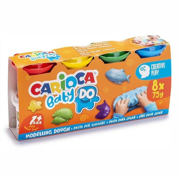 Carioca Bebek Oyun hHamuru 8 renk x 75 gr +1 yaş 