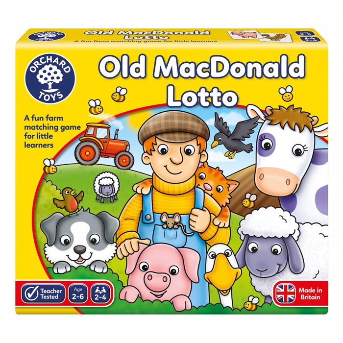 Old Macdonald Lotto Kutu Oyunu  3 - 6 yaş 