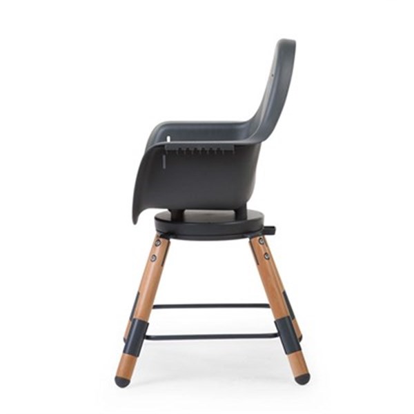 Evolu 180° Mama Sandalyesi, Naturel / Antrasit + Ön tepsi + Silikon Mat