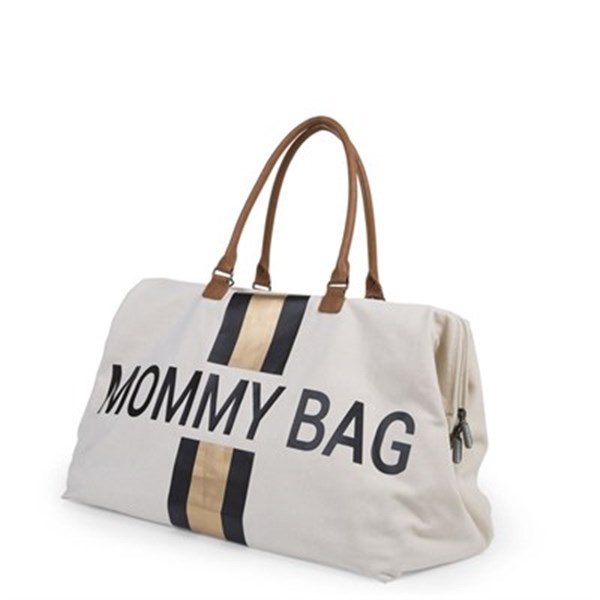 Mommy Bag, Anne Bebek Bakım Çantası, Kanvas Beyaz