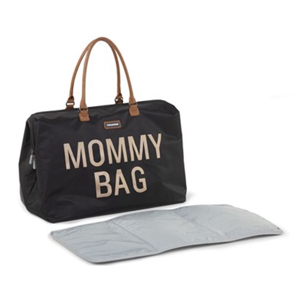 Mommy Bag, Anne Bebek Bakım Çantası, Siyah & Gold