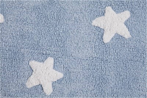 STARS Çocuk Halısı Mavi/Beyaz