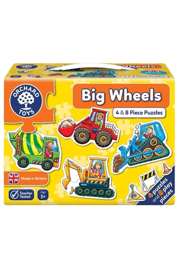 Big Wheels Puzzle 3 yaş+ 