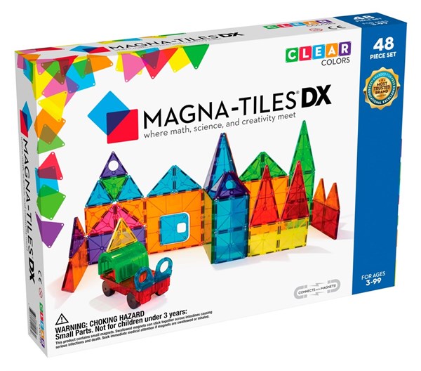 Magna-Tiles Clear Color 48 Parça